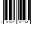 Barcode Image for UPC code 0039725001061