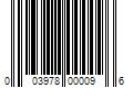 Barcode Image for UPC code 003978000096