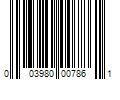 Barcode Image for UPC code 003980007861