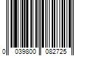 Barcode Image for UPC code 0039800082725