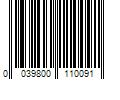 Barcode Image for UPC code 0039800110091