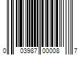 Barcode Image for UPC code 003987000087