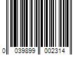 Barcode Image for UPC code 0039899002314