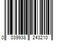 Barcode Image for UPC code 0039938243210