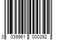 Barcode Image for UPC code 0039961000392