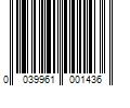 Barcode Image for UPC code 0039961001436