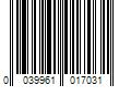 Barcode Image for UPC code 0039961017031