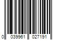 Barcode Image for UPC code 0039961027191