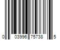 Barcode Image for UPC code 003996757385