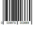 Barcode Image for UPC code 0039978003669