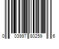 Barcode Image for UPC code 003997802596