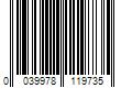 Barcode Image for UPC code 0039978119735