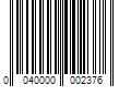 Barcode Image for UPC code 0040000002376