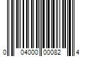 Barcode Image for UPC code 004000000824