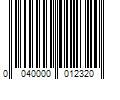 Barcode Image for UPC code 0040000012320