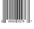 Barcode Image for UPC code 004000002767