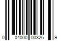 Barcode Image for UPC code 004000003269