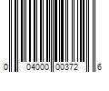 Barcode Image for UPC code 004000003726