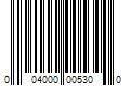 Barcode Image for UPC code 004000005300