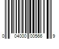 Barcode Image for UPC code 004000005669