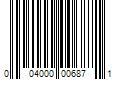 Barcode Image for UPC code 004000006871