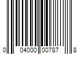 Barcode Image for UPC code 004000007878