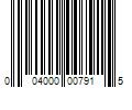 Barcode Image for UPC code 004000007915