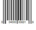 Barcode Image for UPC code 004000008318