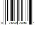 Barcode Image for UPC code 004000008684