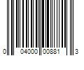 Barcode Image for UPC code 004000008813