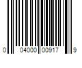 Barcode Image for UPC code 004000009179