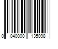 Barcode Image for UPC code 0040000135098