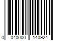 Barcode Image for UPC code 0040000140924