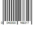 Barcode Image for UPC code 0040000168317