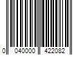 Barcode Image for UPC code 0040000422082