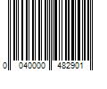 Barcode Image for UPC code 0040000482901