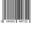 Barcode Image for UPC code 0040000490722