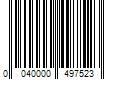 Barcode Image for UPC code 0040000497523