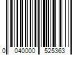 Barcode Image for UPC code 0040000525363