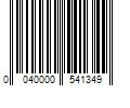 Barcode Image for UPC code 0040000541349