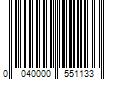 Barcode Image for UPC code 0040000551133