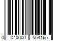 Barcode Image for UPC code 0040000554165