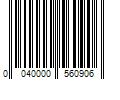 Barcode Image for UPC code 0040000560906