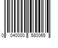 Barcode Image for UPC code 0040000580065