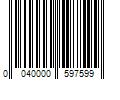 Barcode Image for UPC code 0040000597599