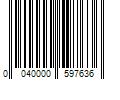 Barcode Image for UPC code 0040000597636