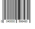 Barcode Image for UPC code 0040000598480