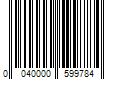 Barcode Image for UPC code 0040000599784