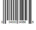 Barcode Image for UPC code 004000349565