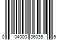 Barcode Image for UPC code 004000360355